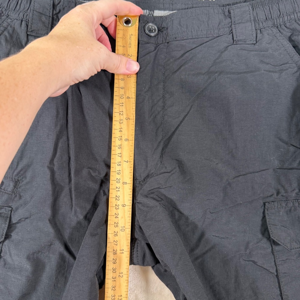 The American Outdoorsman Cargo Pants Mens 32x30 Black Adjustable Fleece Lined - Picture 6 of 9